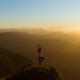 Yoga auf dem Berg