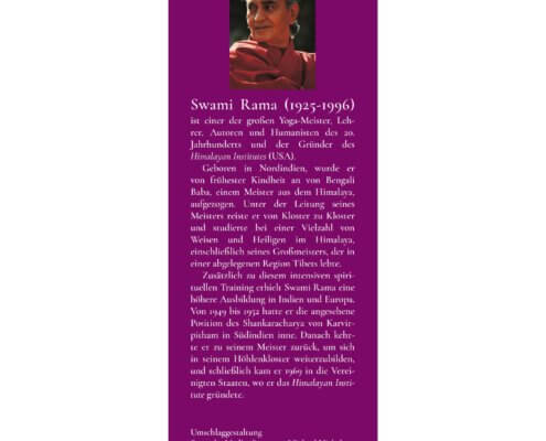 AV108 - Swami Rama: Mein Leben mit den Meistern des Himalayas (Klappe hinten)