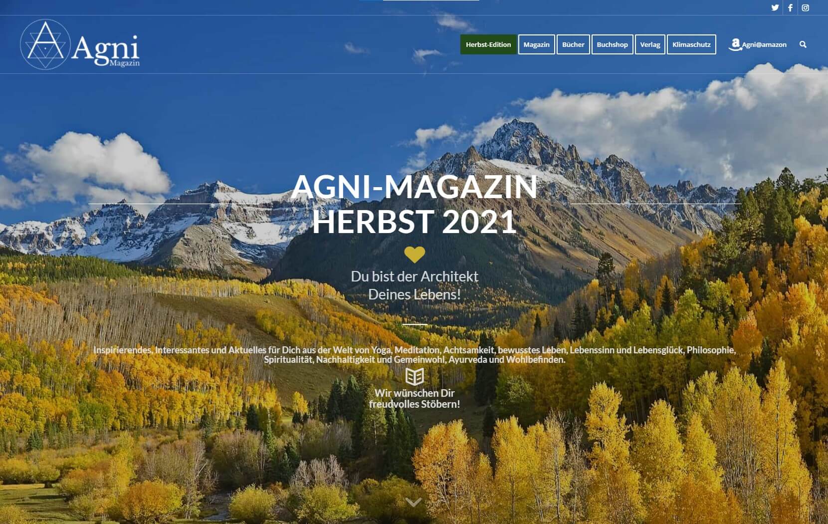 Agni-Magazin Nr. 7 - Herbst-Edition 2021 Preview