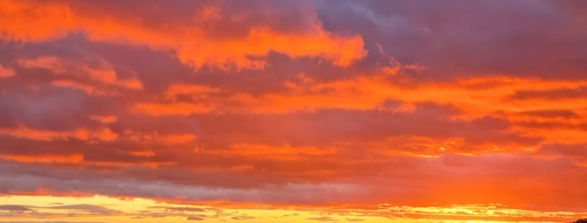 Sonnenuntergang intensiv Herzgefühl
