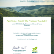 Agni Verlag - Projekt Praxis des Yoga Sutra